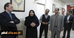 بازدید دکتر مهر محمدی سرپرست دانشگاه فرهنگیان از پردیس شهید هاشمی نژاد