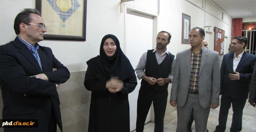 بازدید دکتر مهر محمدی سرپرست دانشگاه فرهنگیان از پردیس شهید هاشمی نژاد