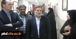 بازدید دکتر مهر محمدی سرپرست دانشگاه فرهنگیان از پردیس شهید هاشمی نژاد