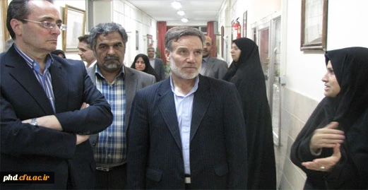 بازدید دکتر مهر محمدی سرپرست دانشگاه فرهنگیان از پردیس شهید هاشمی نژاد