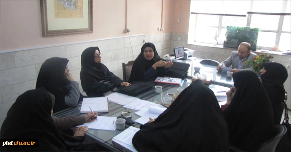 جلسه شورای پژوهشی پردیس