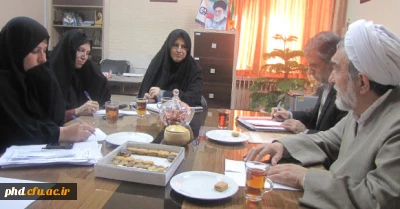 تشکیل جلسه ستاد اقامه نماز پردیس شهید هاشمی نژاد