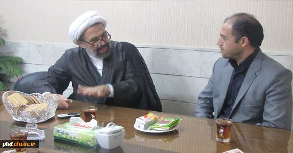 حضورحجت الاسلام و المسلمین دکتر صادق زاده، سرپرست معاونت فرهنگی دانشگاه فرهنگیان در پردیس شهید هاشمی نژاد
