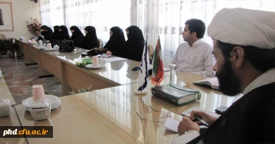 دیدار حجت الاسلام  جودکی اراکی ، مسئول نهاد مقام معظم رهبری در دانشگاه فرهنگیان استان خراسان رضوی  با اساتید پردیس شهید هاشمی نژاد