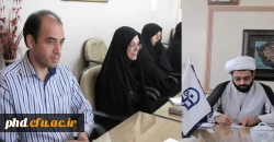 جلسه حجت الاسلام  جودکی اراکی، مسئول نهاد مقام معظم رهبری در دانشگاه فرهنگیان استان خراسان رضوی  با اساتید ودانشجویان پردیس شهید هاشمی نژاد
