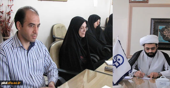 جلسه حجت الاسلام  جودکی اراکی، مسئول نهاد مقام معظم رهبری در دانشگاه فرهنگیان استان خراسان رضوی  با اساتید ودانشجویان پردیس شهید هاشمی نژاد