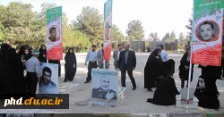 گرامیداشت هفته دفاع مقدس به روایت تصویر(غبار روبی مزارشهدا)