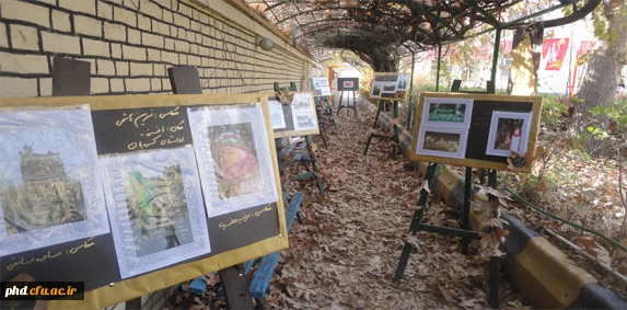 نمایشگاه عکسهای منتخب دانشجویان مرکز کامیاب که از مراسم عزاداری ماه محرم  شهرستان محل سکونتشان )گرفته شده است .