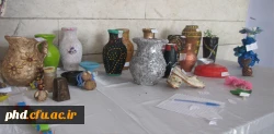 برگزاری نمایشگاه کاردستی دانشجویان علوم تربیتی در درس هنر