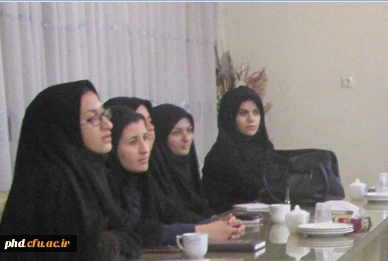 عضویت دانشجو معلم  ،معمریانی درشورای مشورتی صنفی و رفاهی خواهران دانشگاه فرهنگیان