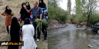 برگزاری اردوی یکروزه علمی دانشجویان رشته زیست شناسی