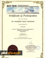 شرکت سرپرست پردیس شهید هاشمی نژاد در کنفرانس بین المللی 