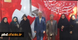 درخشش دانشجو معلمان پردیس شهید هاشمی نژاد در بیست وپنجمین جشنواره فرهنگی هنری دانشگاه فرهنگیان