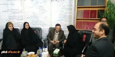 بازدید مدیریت امورپردیس های استان وسرپرست ومعاونت پردیس شهید هاشمی نژاد از نمایشگاه هفته پژوهش