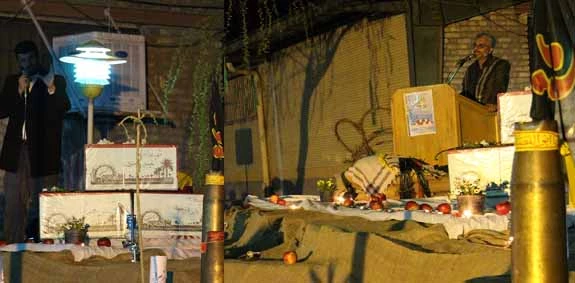 مراسم وداع با شهدا