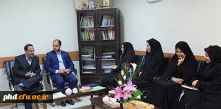 دکتر مجتبوی مدیریت امور پردیس های استان:
حضورهمکاران متعهد ُپرتلاش ومقید ومتخصص در مجموعه دانشگاه فرهنگیان انگیزه برای خدمت را مضاعف می کند.