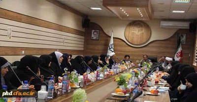 تجلیل از کارکنان و اساتید خواهر دانشگاه فرهنگیان استان خراسان رضوی در مراسم مهر طوبی