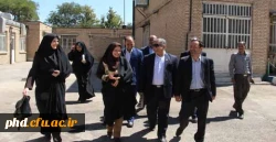 بازدیددکتر قنبری معاون دانشجویی دانشگاه فرهنگیان