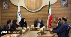 بازدیددکتر قنبری معاون دانشجویی دانشگاه فرهنگیان