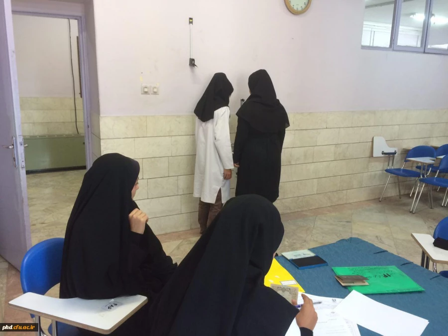 گزارش تصویری از روند مصاحبه  از دانشجومعلمان دختر متقاضی تحصیل در دانشگاه فرهنگیان