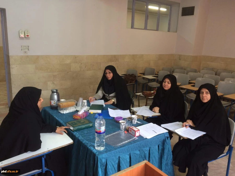 گزارش تصویری از روند مصاحبه  از دانشجومعلمان دختر متقاضی تحصیل در دانشگاه فرهنگیان