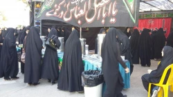 برگزاری خیمه مصادف با دهه اول محرم در حیاط پردیس