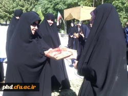 مراسم غبارروبی از مزار روبی از مزارشهدای مدافع حرم