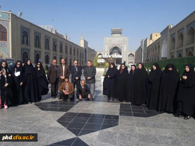 تشرف  صبح امروز به حرم مطهر رضوی