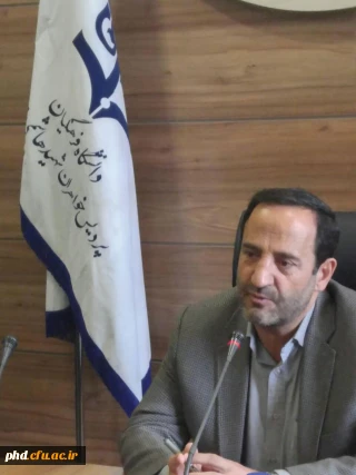 ضرورت برگزاری همایش ملی روایت پژوهی در دانشگاه فرهنگیان از نگاه   سرپرست  امور پردیس های استان خراسان رضوی