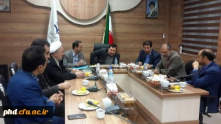 جلسه شورای مالی دانشگاه فرهنگیان استان  با حضور دکتر خاکی معاونت  توسعه و منابع انسانی