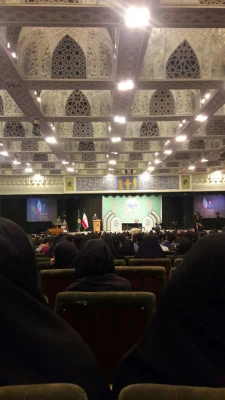 اختتامیه جشنواره ملی قرآن و عترت در تالار قدس حرم مطهر رضوی