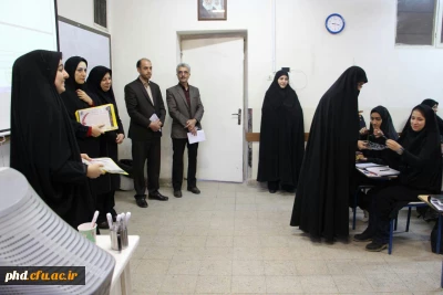 بازدید ریاست محترم پردیس سرکارخانم دکتر کاظمی از کلاسهای درس دانشجویان پردیس شهیدهاشمی نژاد