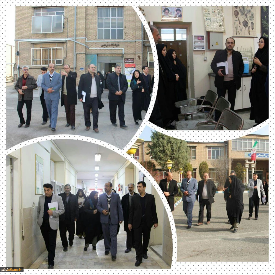 بازدید کارشناسان برنامه و بودجه از پردیس شهیدهاشمی نژاد