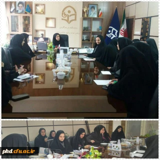 دومین دیدار تیم مشاوران جوان با ریاست محترم پردیس شهیدهاشمی نژاد خانم دکتر کاظمی