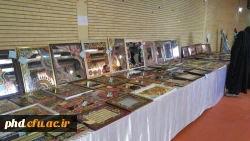 نمایشگاه دست سازه های هنری دانشجویان پردیس شهید هاشمی نژاد به روایت تصویر