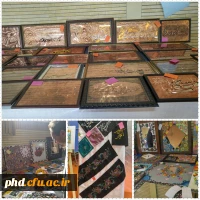 بازدید از نمایشگاه دست سازه های هنری دانشجویان پردیس شهیدهاشمی نژاد