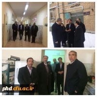 بازدید  رییس نوسازی و تجهیز مدارس از سرای دانشجویی نرجس پردیس شهیدهاشمی نژادمشهد