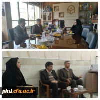 دکتر نصرآبادی معاون آموزشی دانشگاه فرهنگیان استان از پردیس شهید هاشمی نژاد بازدید کرد .