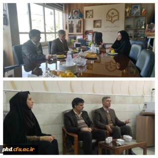 دکتر نصرآبادی معاون آموزشی دانشگاه فرهنگیان استان از پردیس شهید هاشمی نژاد بازدید کرد .