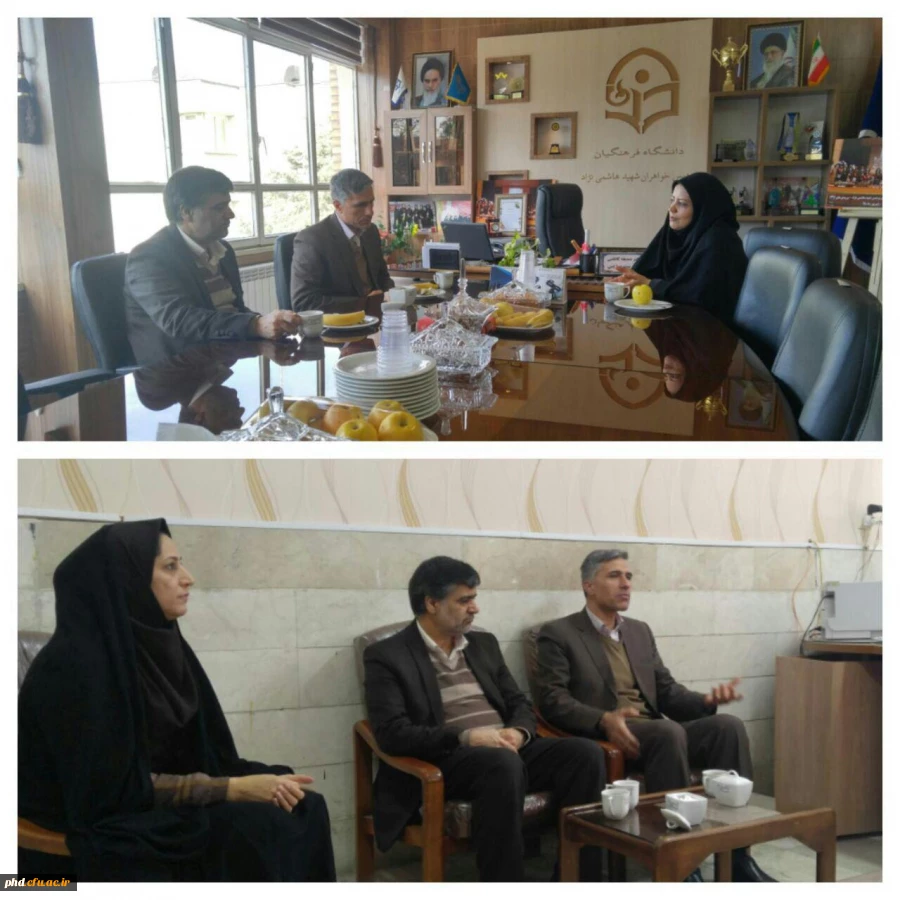 دکتر نصرآبادی معاون آموزشی دانشگاه فرهنگیان استان از پردیس شهید هاشمی نژاد بازدید کرد .