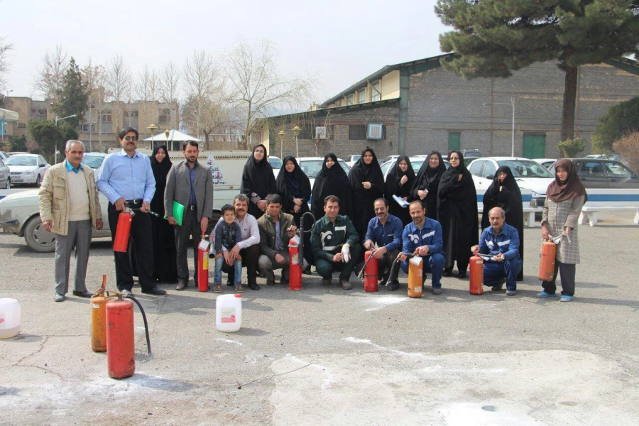 کارگاه اطفای حریق در پردیس شهیدهاشمی نژاد