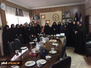 دیدار کارکنان پردیس شهید هاشمی نژاد با ریاست پردیس در اولین روز کاری سال جدید