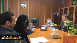 دیدار دکتر کاظمی با سرپرست نوسازی و تجهیز مدارس