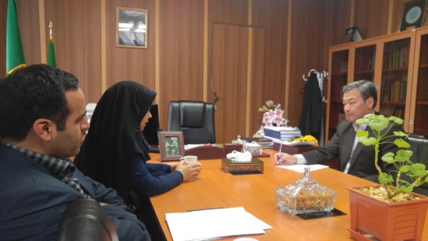 دیدار دکتر کاظمی با سرپرست نوسازی و تجهیز مدارس