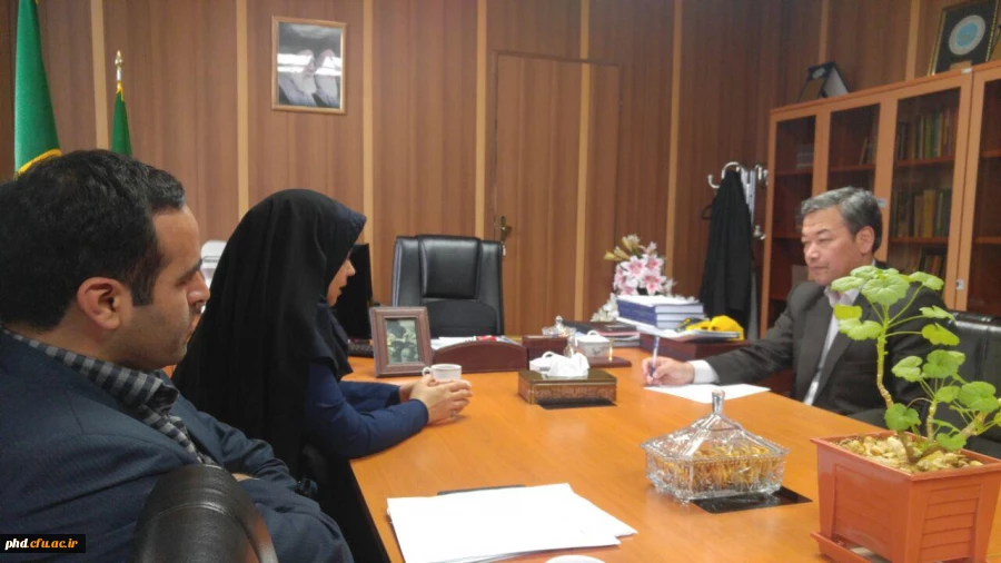 دیدار دکتر کاظمی با سرپرست نوسازی و تجهیز مدارس