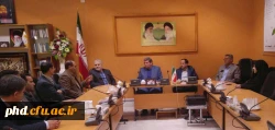 دیدار نوروزی مسئولین دانشگاه فرهنگیان با  دکتر حسینی