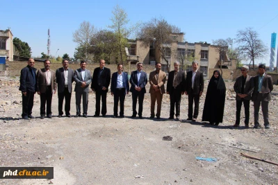 بازدید مسئولین سازمان مرکزی دانشگاه فرهنگیان ،اداره کل آموزش وپرورش استان ،اداره کل نوسازی مدارس استان ودانشگاه فرهنگیان استان از پردیس شهید هاشمی نژاد