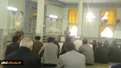 دکتر مجتبوی درجمع کارکنان دانشگاه فرهنگیان استان :