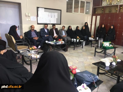 حضور دکتر مجتبوی مدیریت امور پردیس های استان در پردیس شهید هاشمی نژاد به مناسبت روز معلم