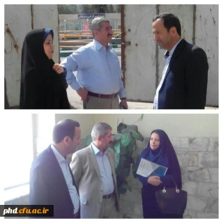 باز دید دکتر کیانی معاونت نظارت و ارزیابی عملکرد دانشگاه فرهنگیان از پردیس شهید هاشمی نژاد